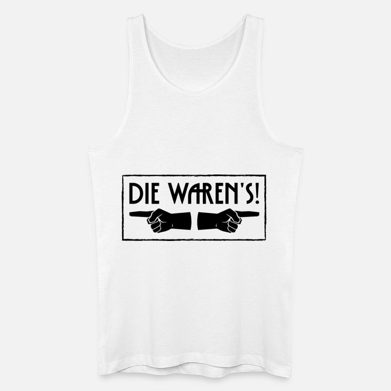 Die waren's - Männer Bio Tank Top - Weiß