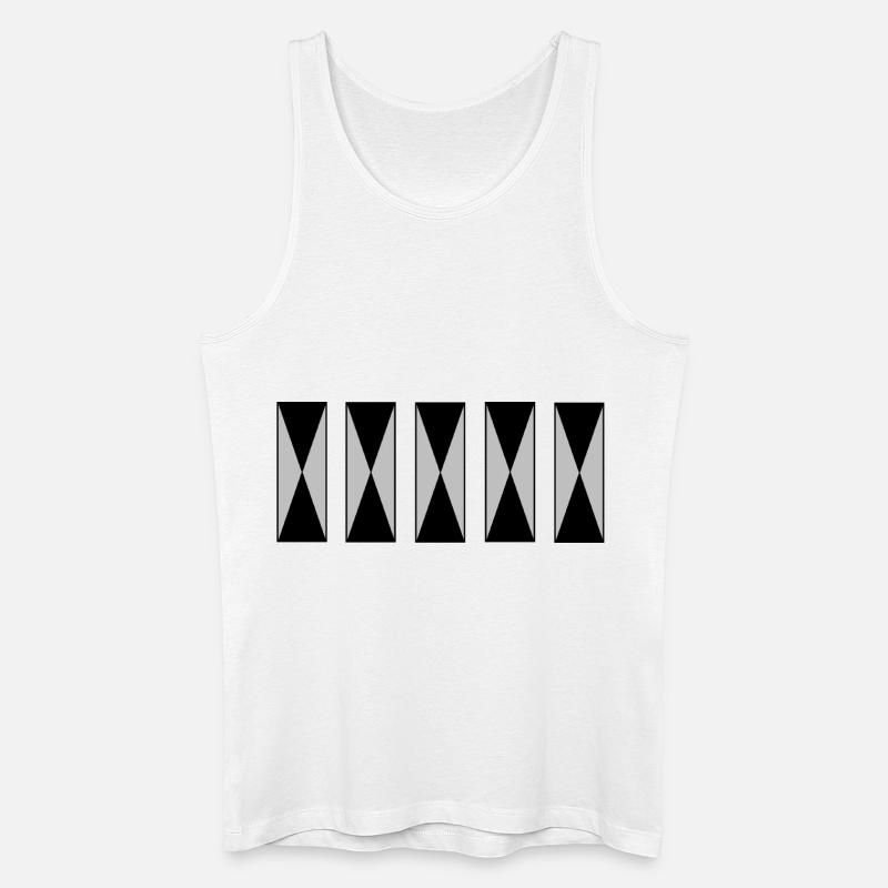 Einfach und einzigartig - Männer Bio Tank Top - Weiß