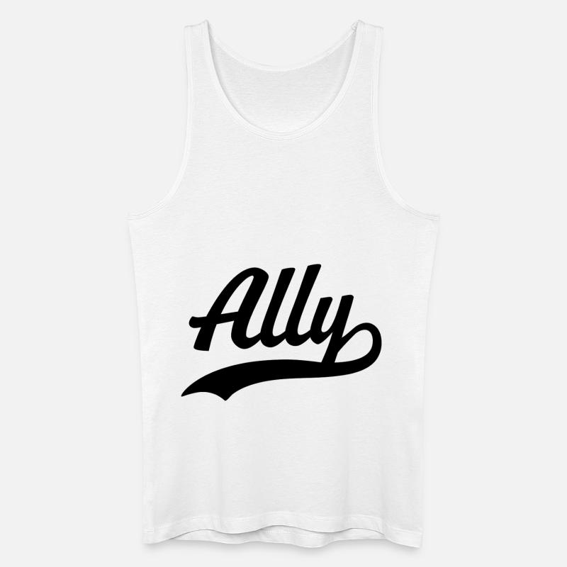 Verbündeter - Männer Bio Tank Top - Weiß