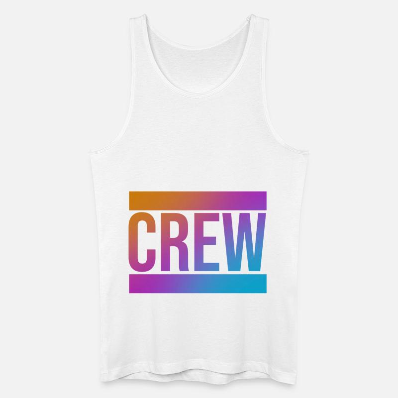 Crew - Männer Bio Tank Top - Weiß