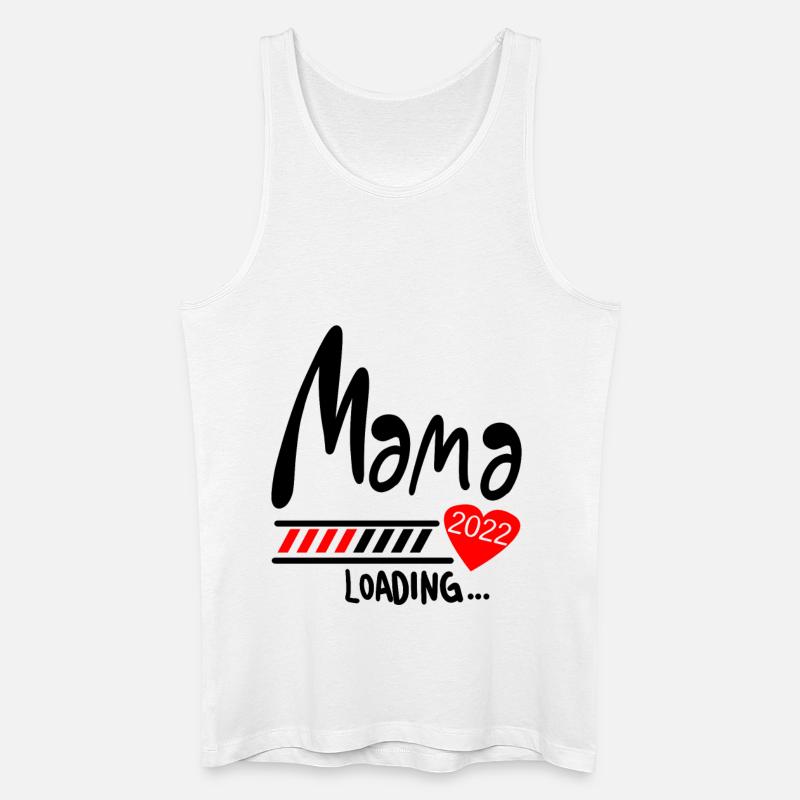 Mama Loading 2022 - Männer Bio Tank Top - Weiß