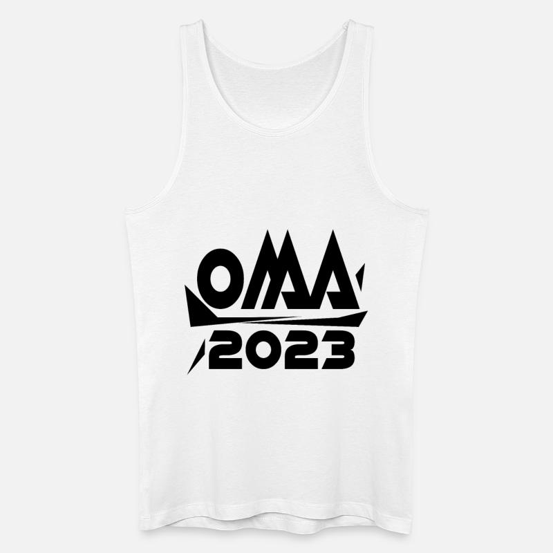 Großmutter 2023 - Oma Geschenk - Männer Bio Tank Top - Weiß