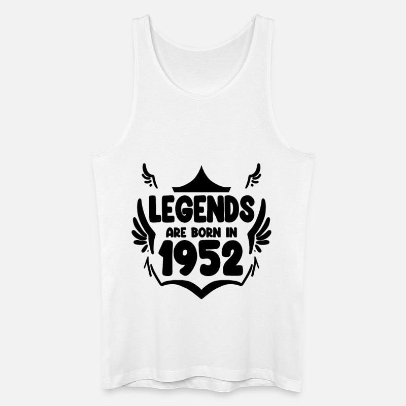 1952 - Männer Bio Tank Top - Weiß