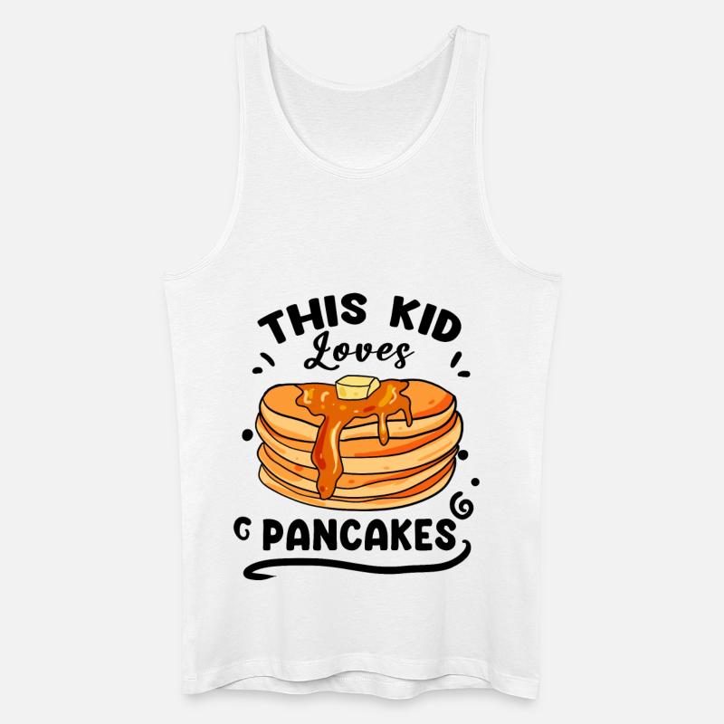 Pancake Liebe - Männer Bio Tank Top - Weiß