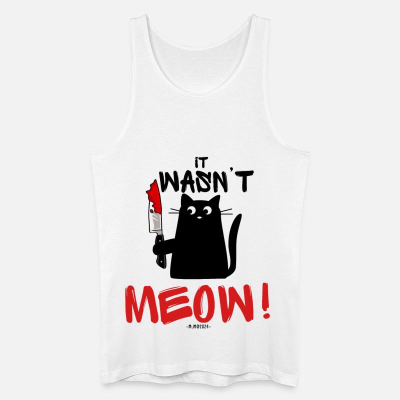 Ich war es nicht! - Männer Bio Tank Top - Weiß
