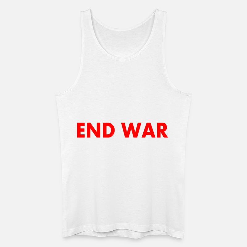 End war - Männer Bio Tank Top - Weiß