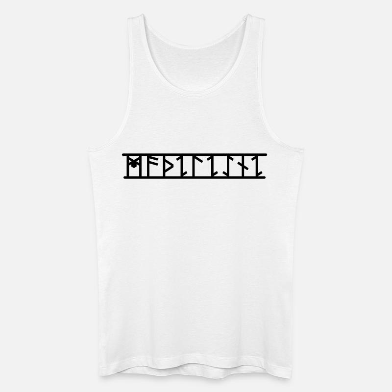 Madeleine - Männer Bio Tank Top - Weiß