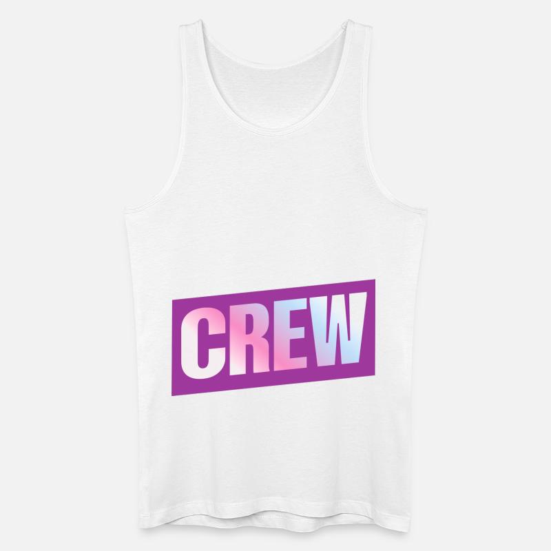 Crew - Männer Bio Tank Top - Weiß