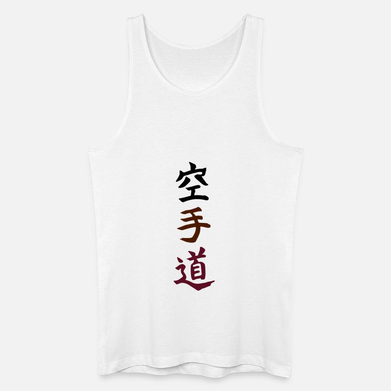 Karatedo - Männer Bio Tank Top - Weiß