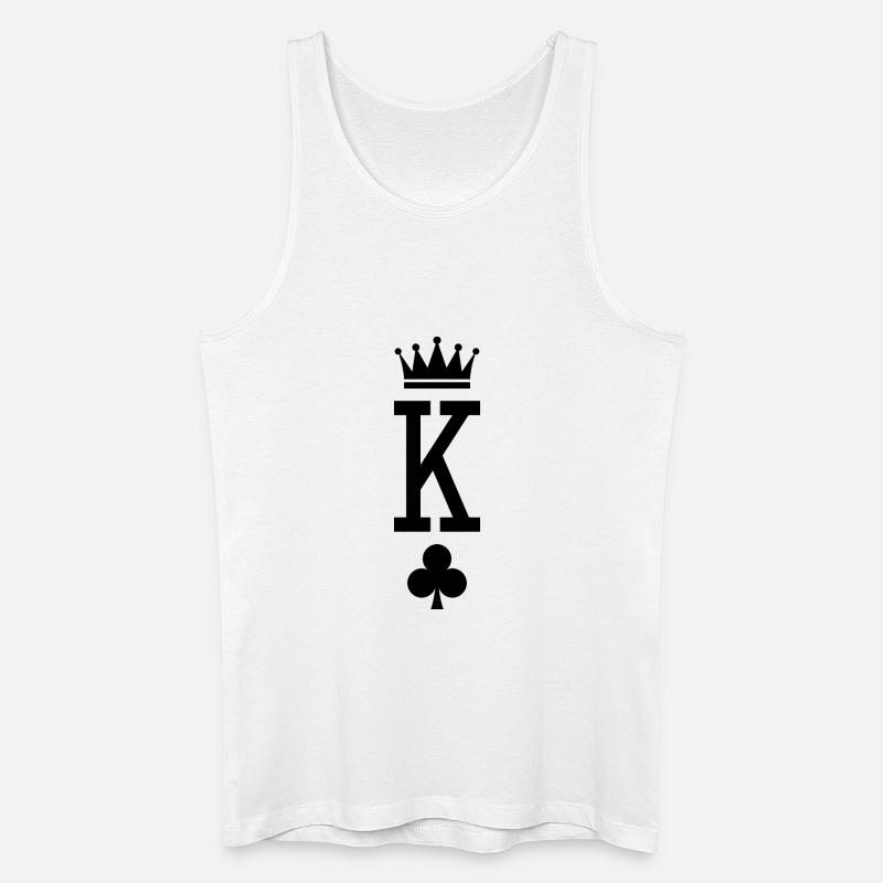 König der Karten - Männer Bio Tank Top - Weiß