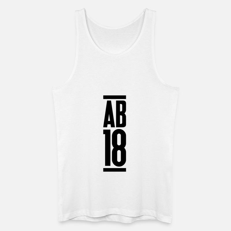 Ab 18 - Männer Bio Tank Top - Weiß