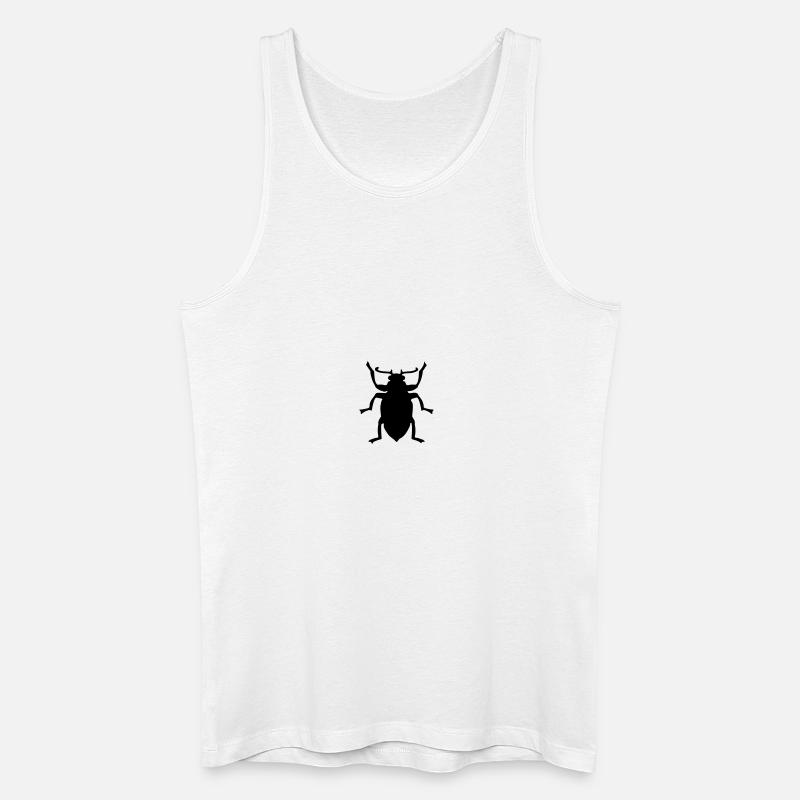Käfer - Männer Bio Tank Top - Weiß