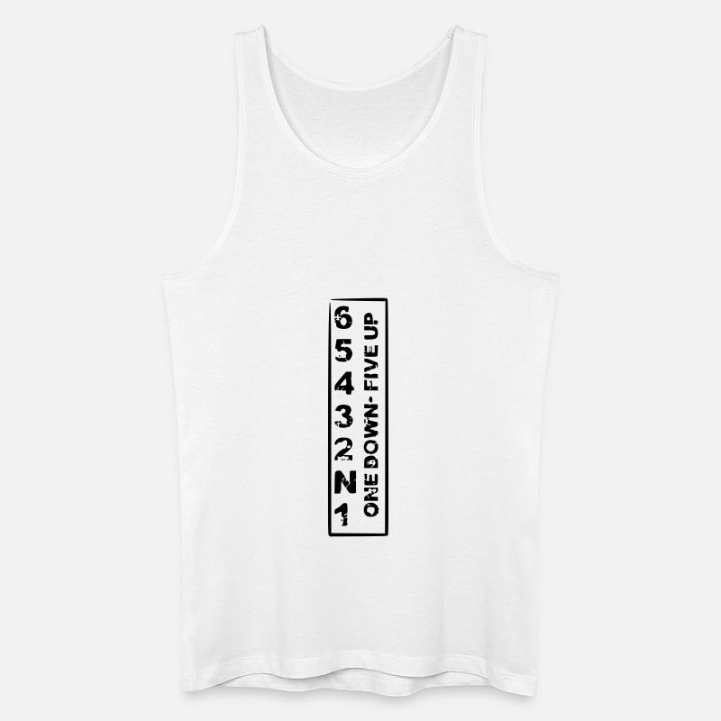 one down five up - Männer Bio Tank Top - Weiß