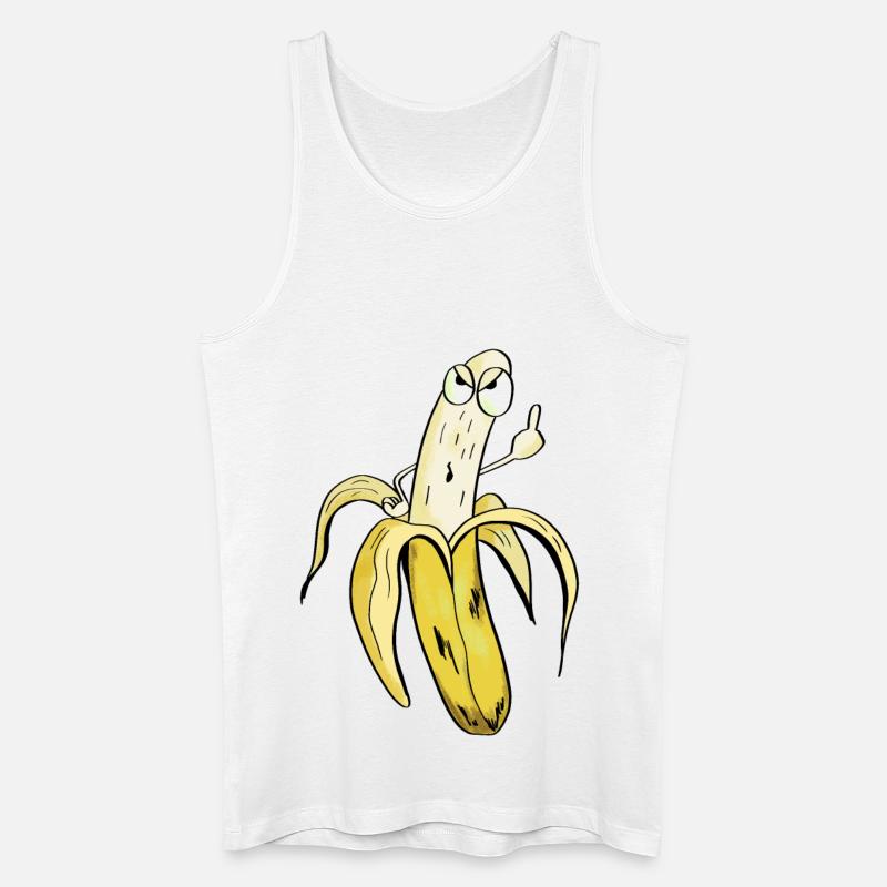 Alles Banane - Obst Comic - Männer Bio Tank Top - Weiß