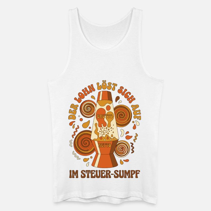 Der Lohn Löst Sich Auf - Männer Bio Tank Top - Weiß