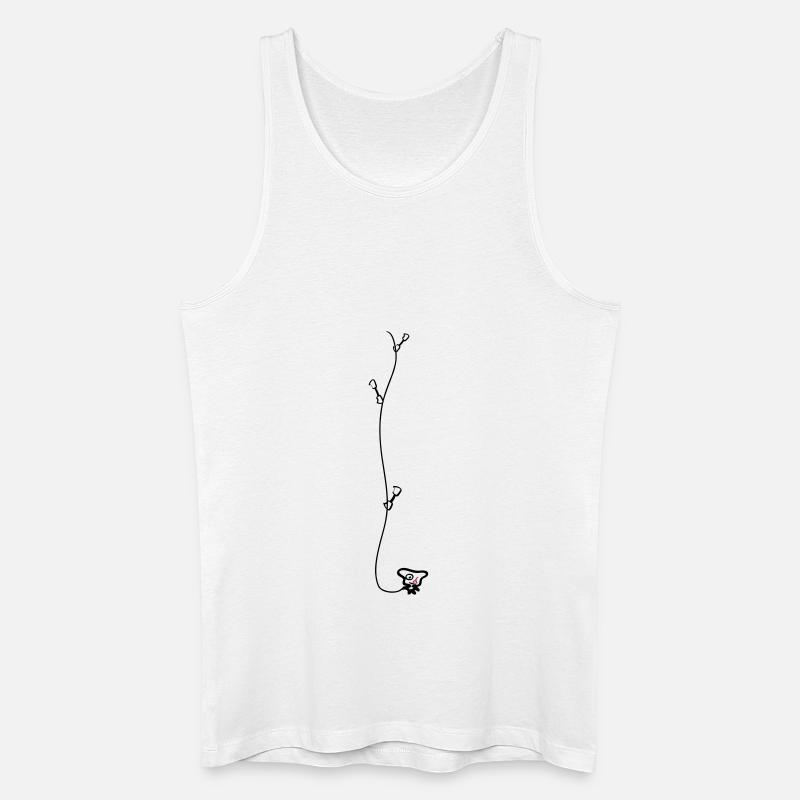 Free Climbing - Männer Bio Tank Top - Weiß