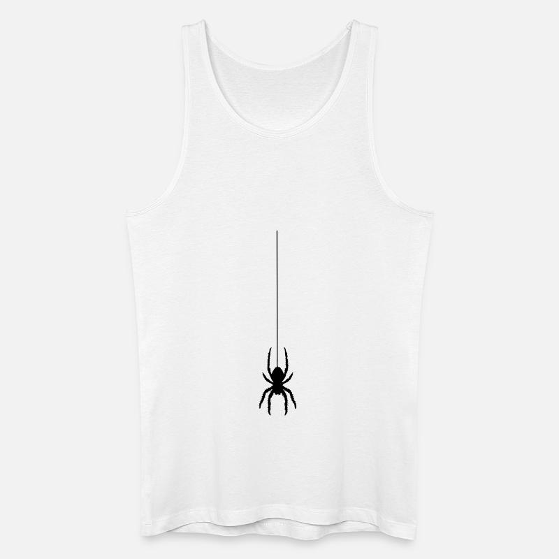 Spinne - Männer Bio Tank Top - Weiß