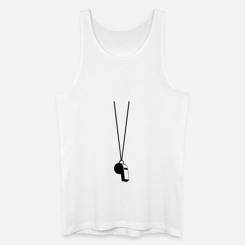 Pfeife - Männer Bio Tank Top - Weiß