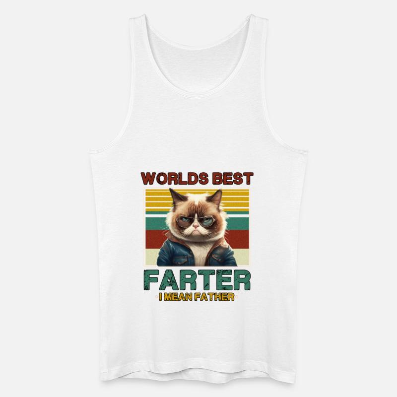 Der weltbeste Farffer - Männer Bio Tank Top - Weiß
