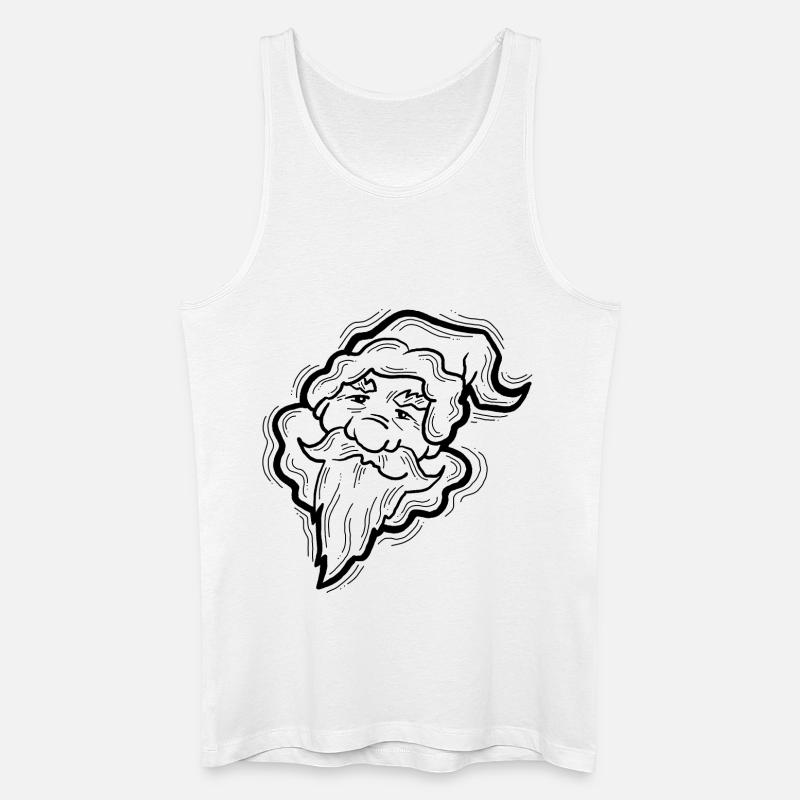 Weihnachtsmann - Männer Bio Tank Top - Weiß