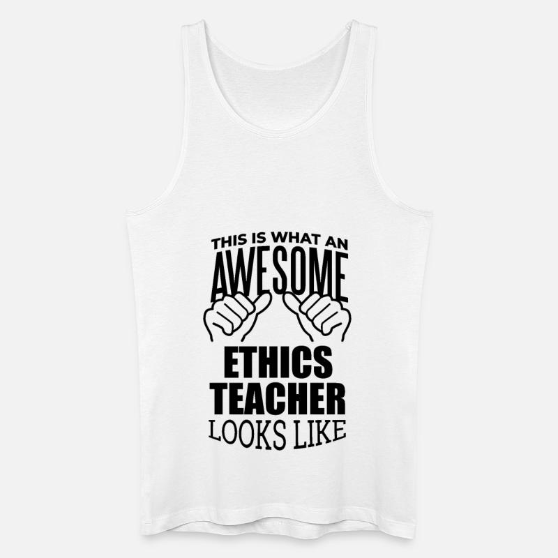Ethik - Männer Bio Tank Top - Weiß