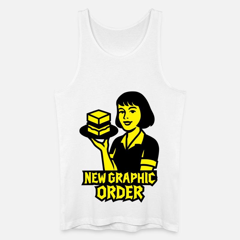 New Graphic Order #1 - Männer Bio Tank Top - Weiß