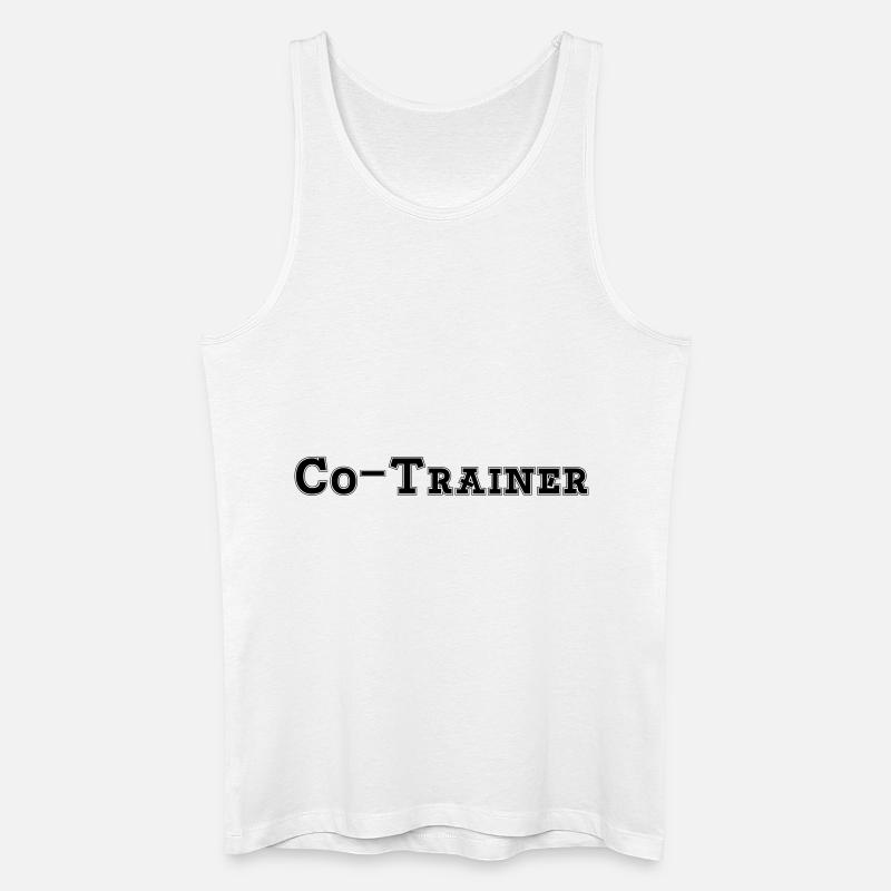 Co-Trainer - Männer Bio Tank Top - Weiß
