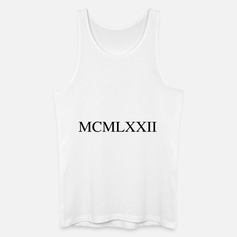 1972 - Männer Bio Tank Top - Weiß