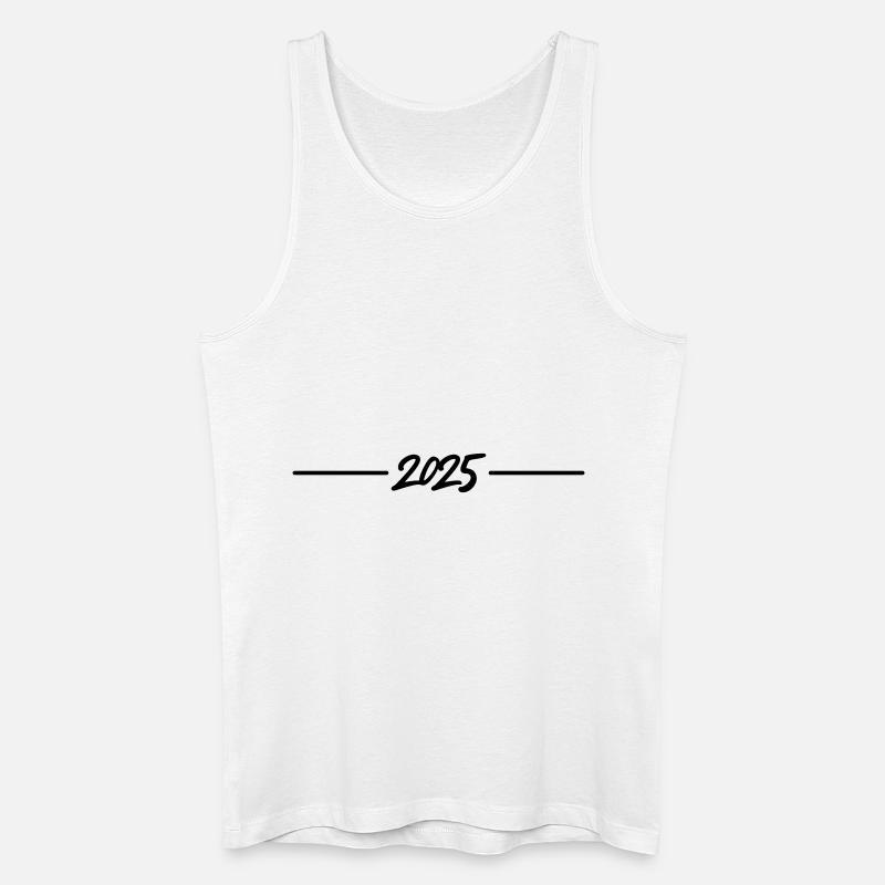 Ligne d’âge 2025 - Débardeur bio Homme - blanc