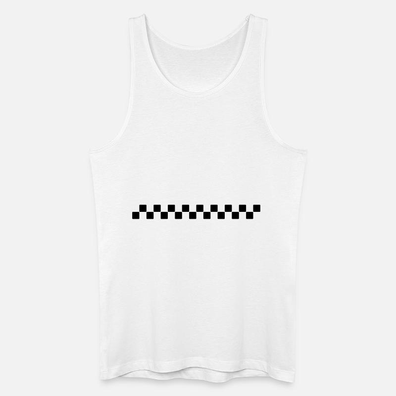 ska karos 1 - Männer Bio Tank Top - Weiß