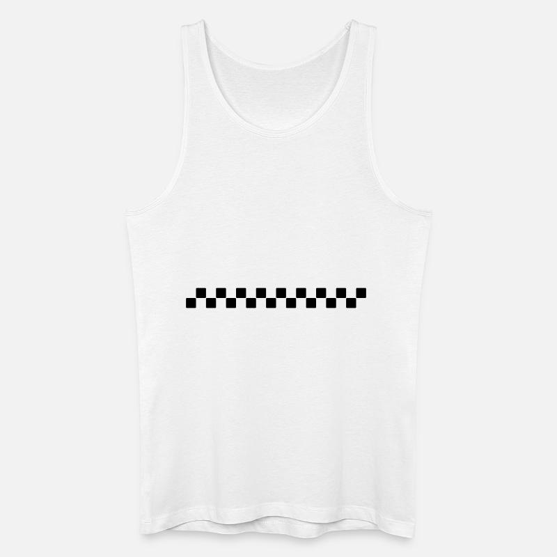 ska karos 1 - Männer Bio Tank Top - Weiß