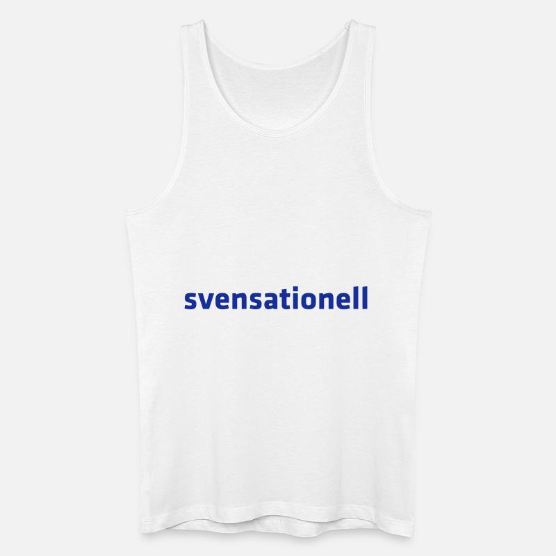 svensationell - Männer Bio Tank Top - Weiß