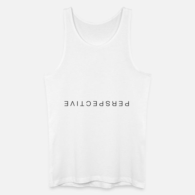 Perspective - Men’s Organic Tank Top - white