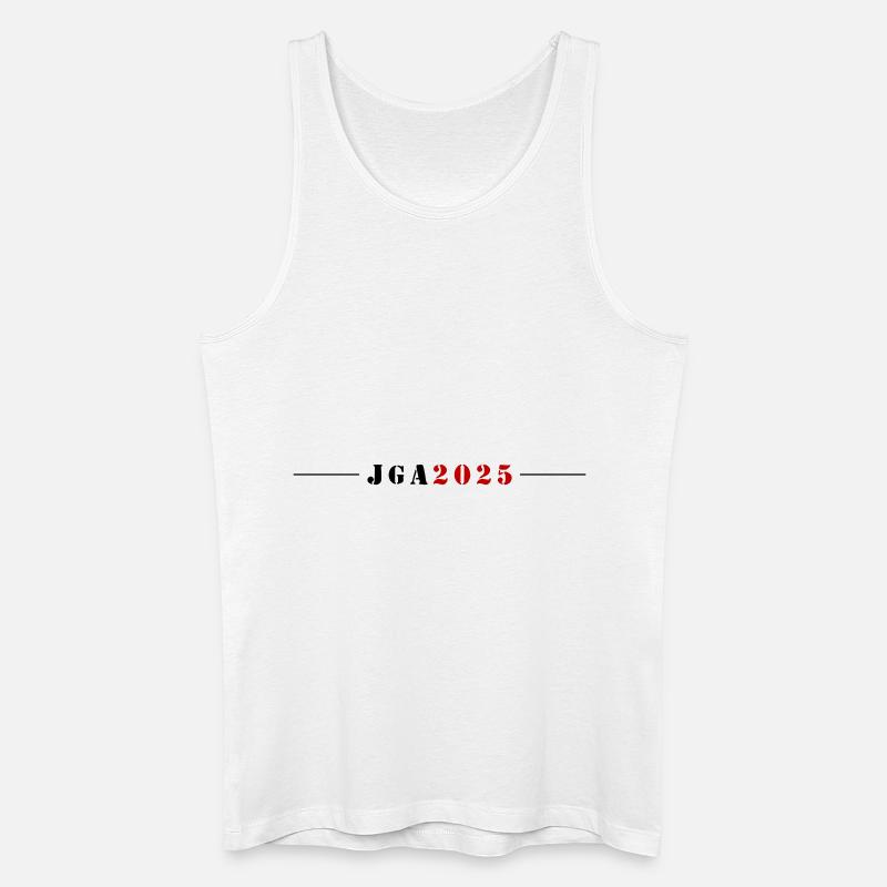 JGA 2025 - Männer Bio Tank Top - Weiß