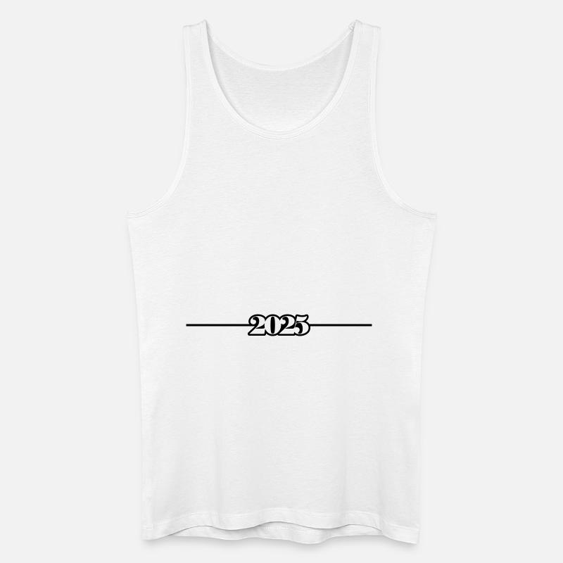 2025 - Männer Bio Tank Top - Weiß