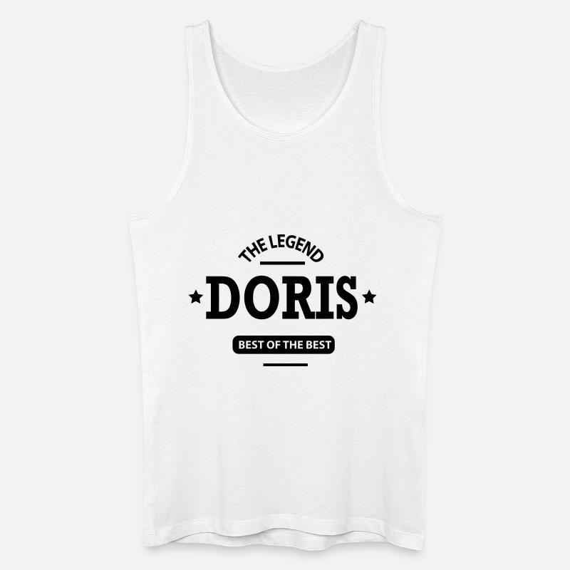 doris - Männer Bio Tank Top - Weiß