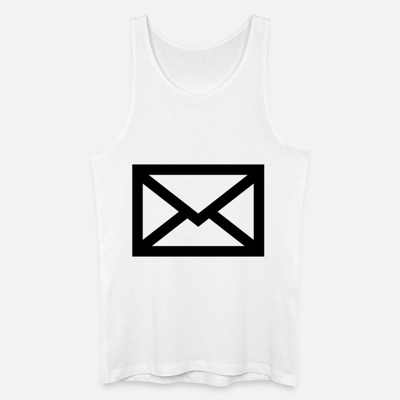 Mail envelope - Men’s Organic Tank Top - white