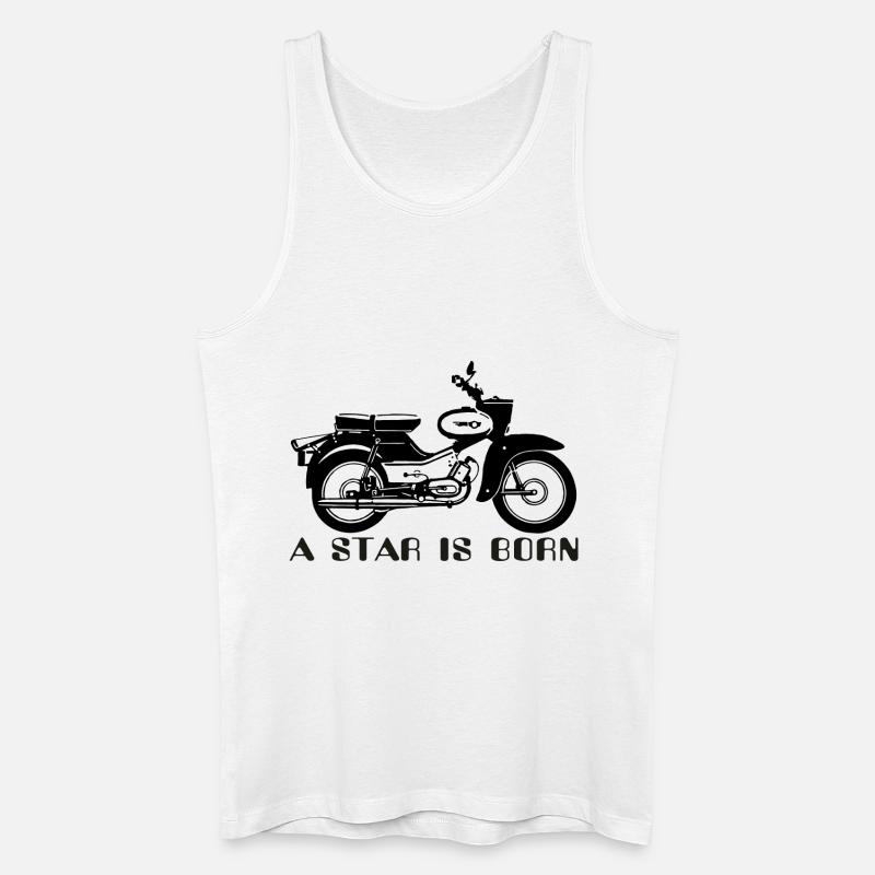 Simson Star is Born - Männer Bio Tank Top - Weiß