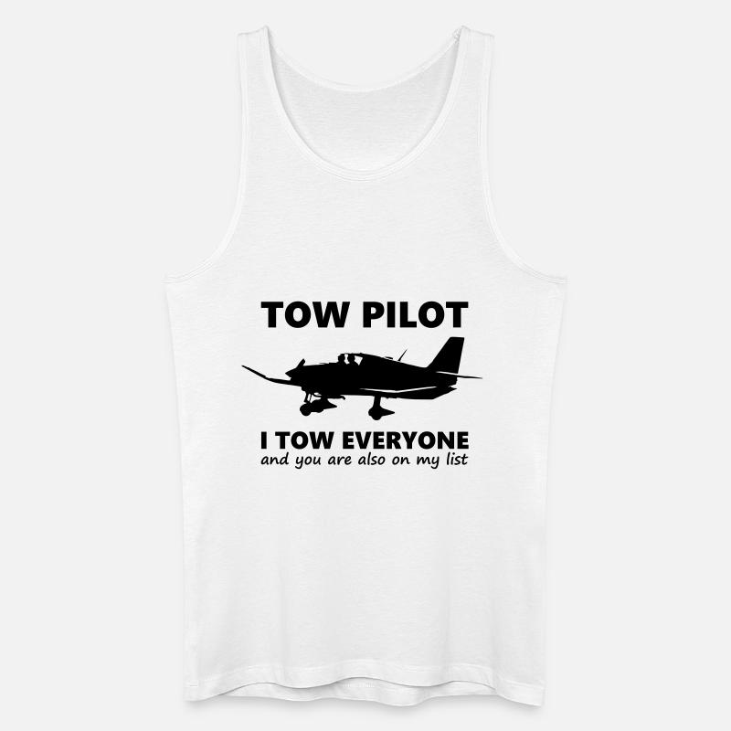 towpilot dr400 robin - Männer Bio Tank Top - Weiß