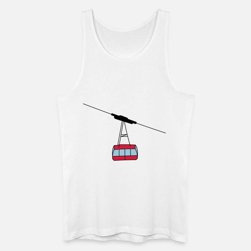 Gondel - Männer Bio Tank Top - Weiß