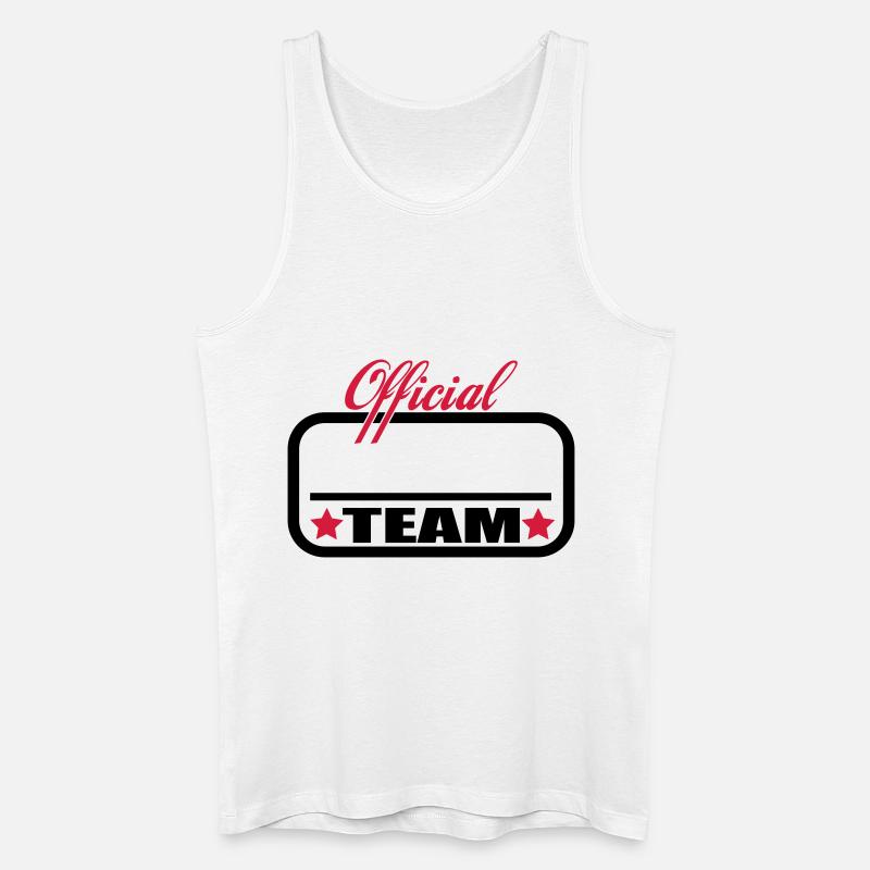 team rahmen - Männer Bio Tank Top - Weiß