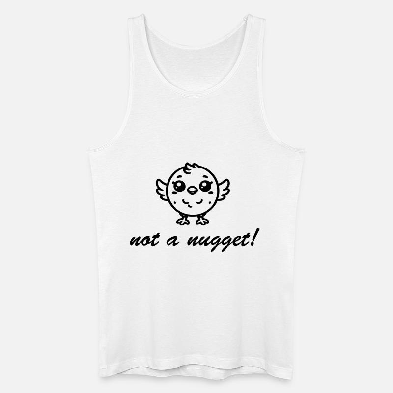 not a nugget - Männer Bio Tank Top - Weiß
