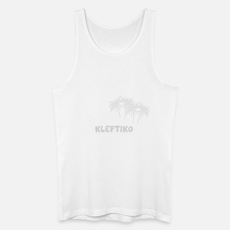 Kleftiko - Männer Bio Tank Top - Weiß
