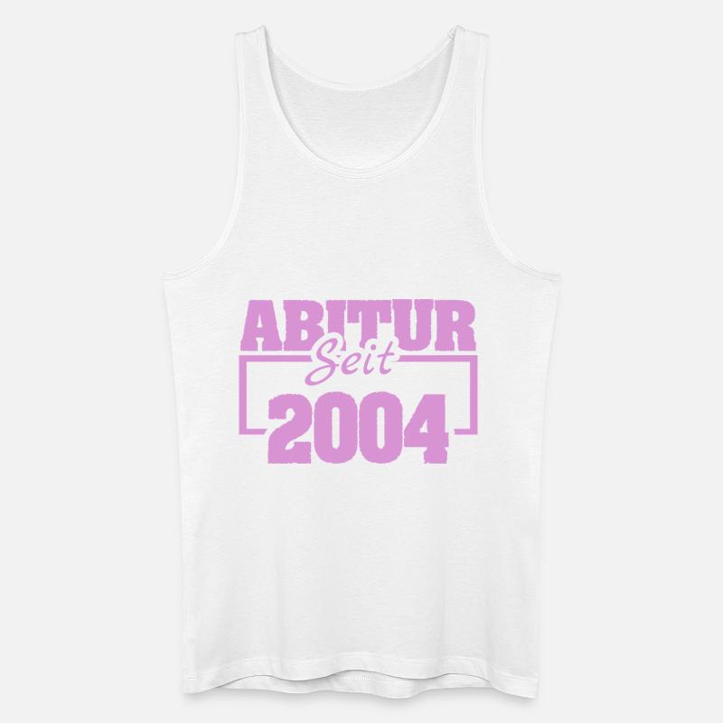 Abi 2004 - Männer Bio Tank Top - Weiß