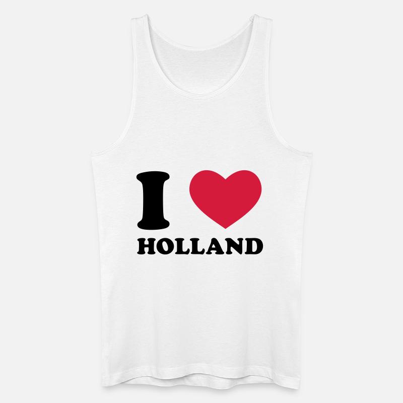 holland - Männer Bio Tank Top - Weiß