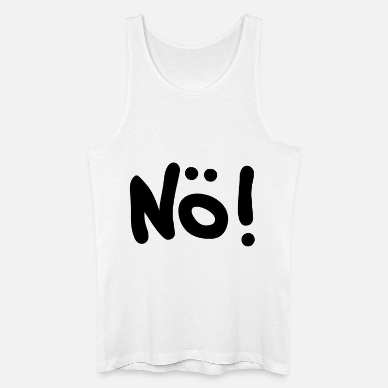 Nö! - Männer Bio Tank Top - Weiß