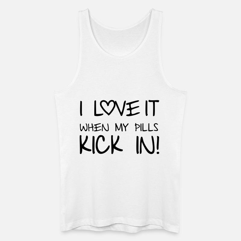 Pills - Männer Bio Tank Top - Weiß
