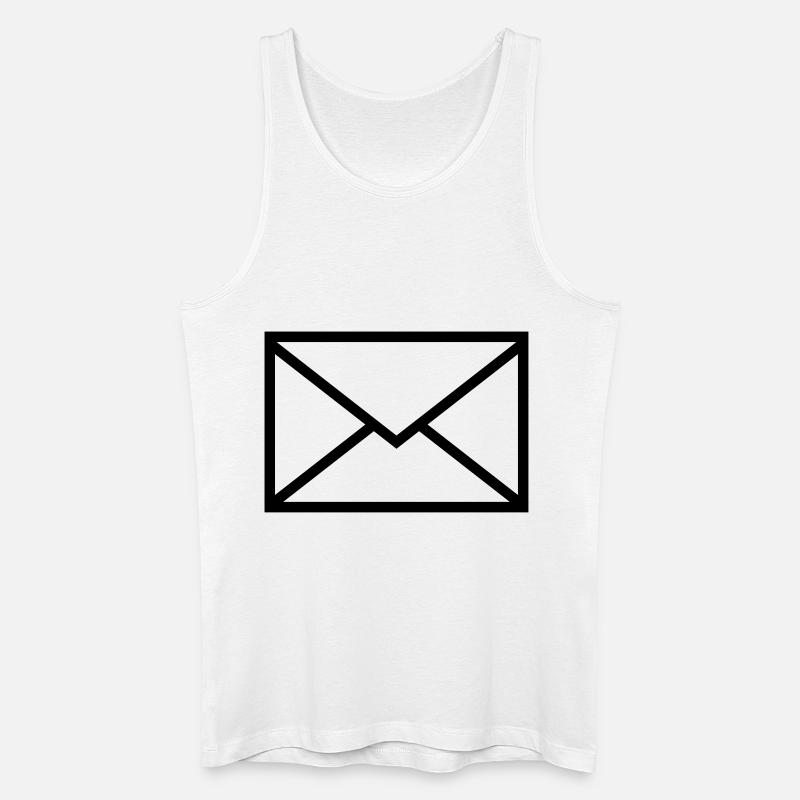 Brief - Männer Bio Tank Top - Weiß