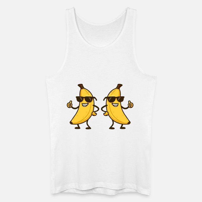 babane comic cool 2 - Männer Bio Tank Top - Weiß