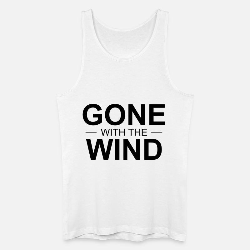 Gone With The Wind - Männer Bio Tank Top - Weiß